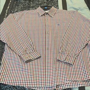 WRANGLER GEORGE STRAIT Classic Men's Checkered Button Down Shirt